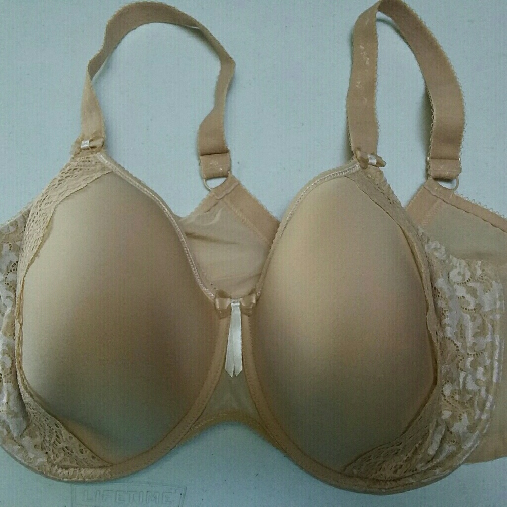 ELOMI SIZE 46DDD beige underwire bra